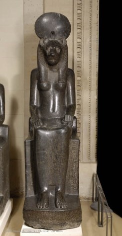 godess sekhmet in Louvre. France